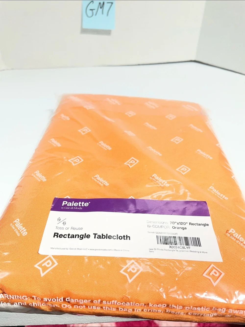 Orange Rectangle Tablecloth
